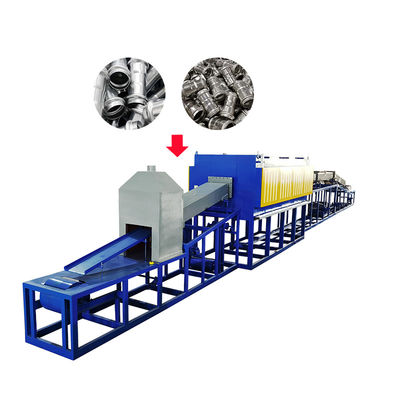 品質  Stainless Steel Continuous Bright Heat Treatment Belt Parts Bright Annealing Tubular Annealing Furnace 工場